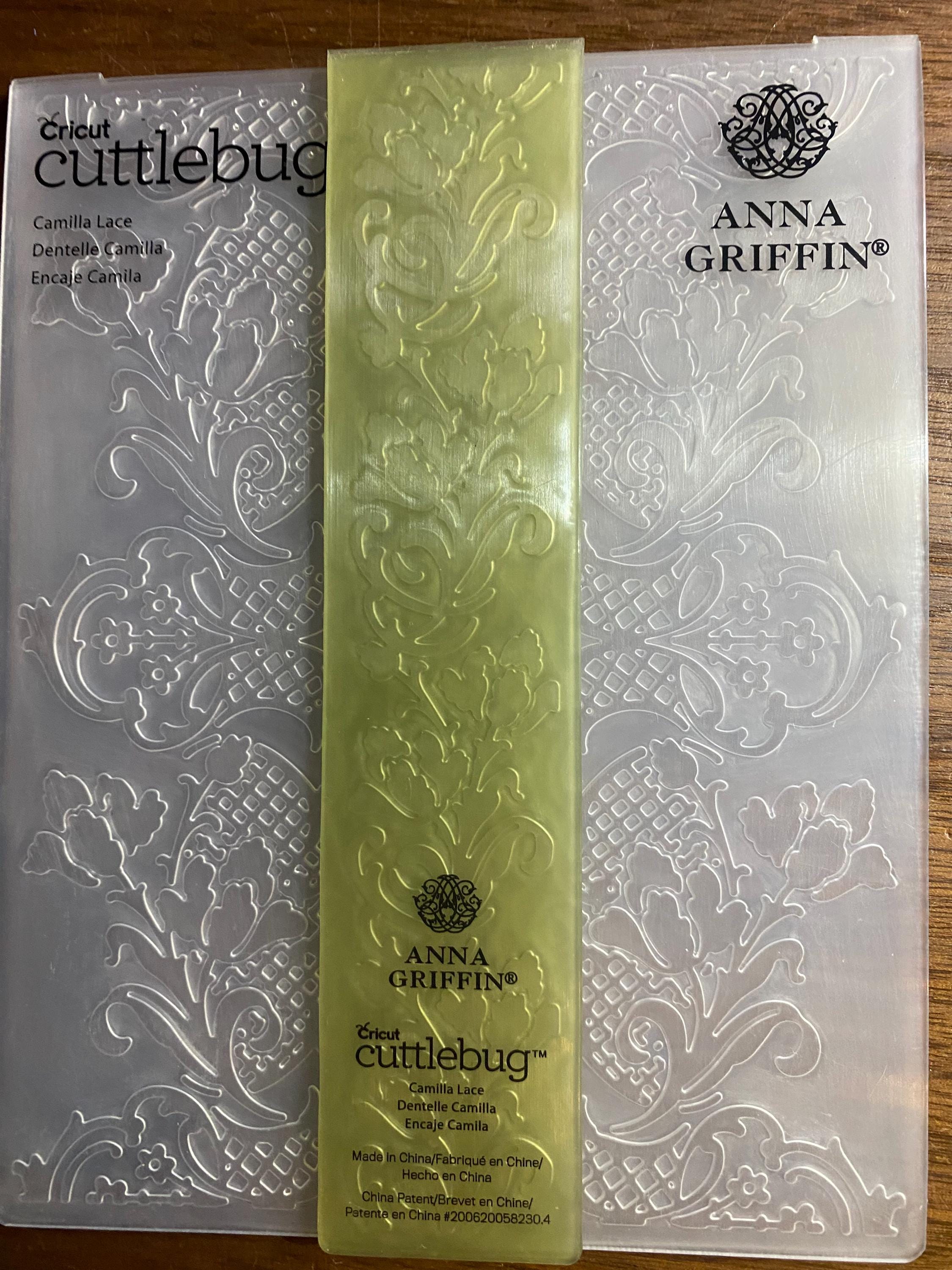 Anna Griffin Circuit Cuttlebug Embossing Folder Lace Pick: Amelie
