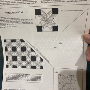 Beautiful Stars - Quilt Block Patterns - Mary Leman - C19 -  1982 - 14 Star patterns - Mix and Match in your quilts