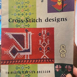 Cross Stitch Designs in Color -  Thiriez & Cartier-Bresson - Counted Thread Various projects - ART 2022 - Lovely Folk Art Patterns