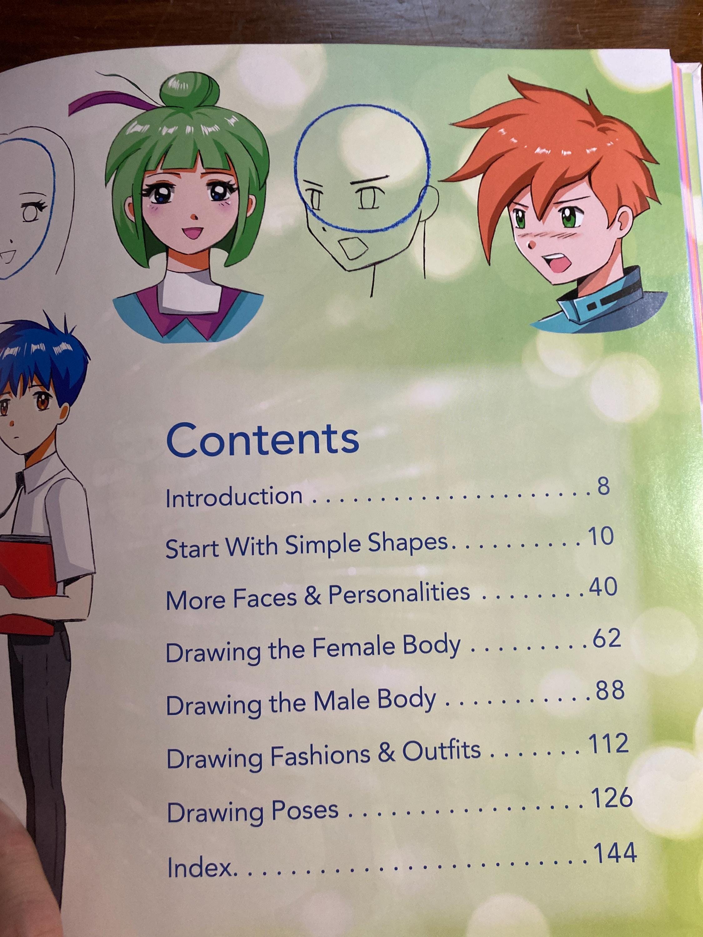 Basic Shape Anime Drawing Anime From Simple Shapes - Game Character - Cartoon ...