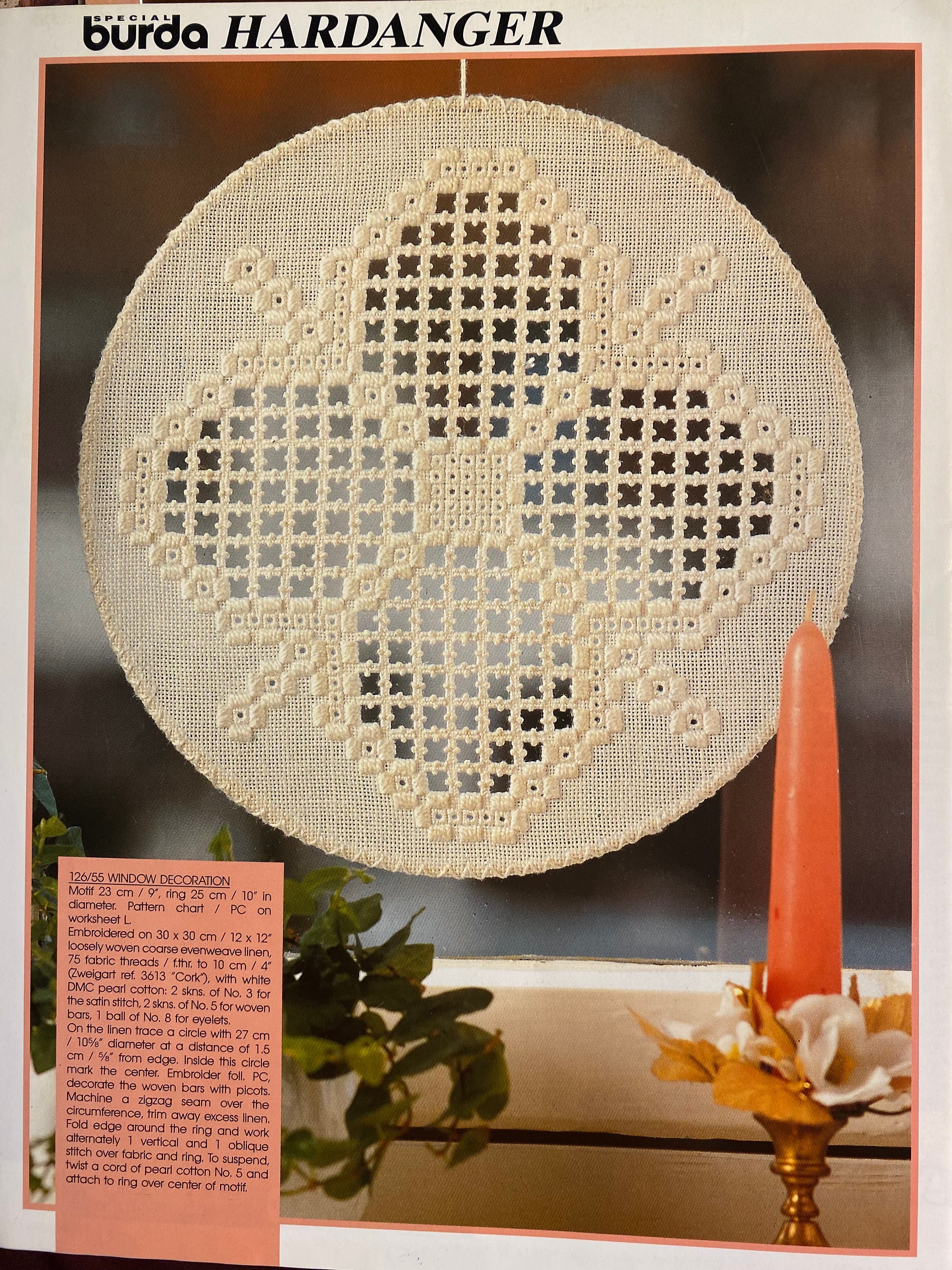 Livre De Motifs De Broderie Hardanger – Nordic Needle – Brochure De Table