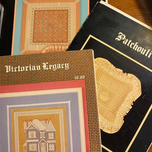 Charted Victorian Designs for Needlepoint Counted Cross Stitch - Victorian Embellished Designs - Fancy Work & Fantasies -  Choose Design