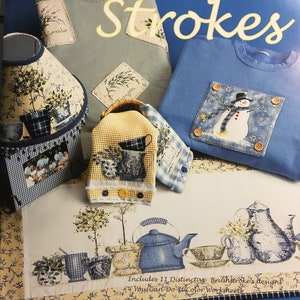 Stitches & Strokes - Painting Techniques / Patterns for Christmas Decorative Pieces - Diephouse Snowman Herbs Fruit winter scene flower
