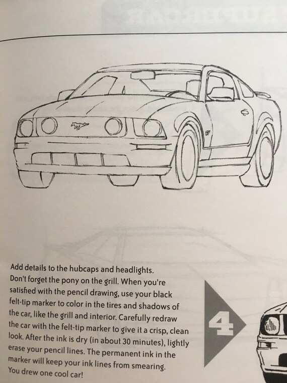 how to draw speed car step by step 