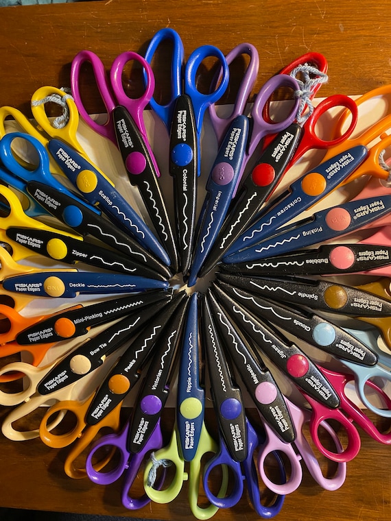 Colorations Crazy Cut Craft Scissors - Set of 12