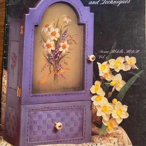 Flower Studies and Techniques Vol 4 - Susan Abdella  - Instructions, How to Paint the Perfect Rose Flowers, Ribbons,  1997