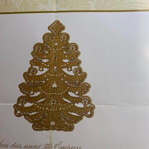 Christmas Holiday Wishes 3D Tree Dies Metal Dies papier knutselen, prenten maken, kaarten maken - Anna Griffin