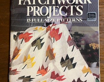 Proyectos de patchwork - Quilt Blocks: 15 Patrones de tamaño completo pieced / Appliqué - Better Homes Gardens - 1985 - Instrucciones paso a paso