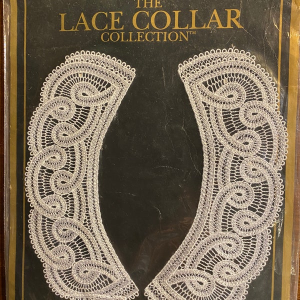 Lace Collar  Collection - Ecru / Ivory / Off-White - add a lace touch to any Outfit - Easy to attach - collar for sewing