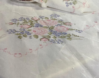 Royal Rose - Tobin Napkin Set 2700/49 - 3 Pieces  Counted Cross Stitch: Pre-stamped opened Linen to Embroider