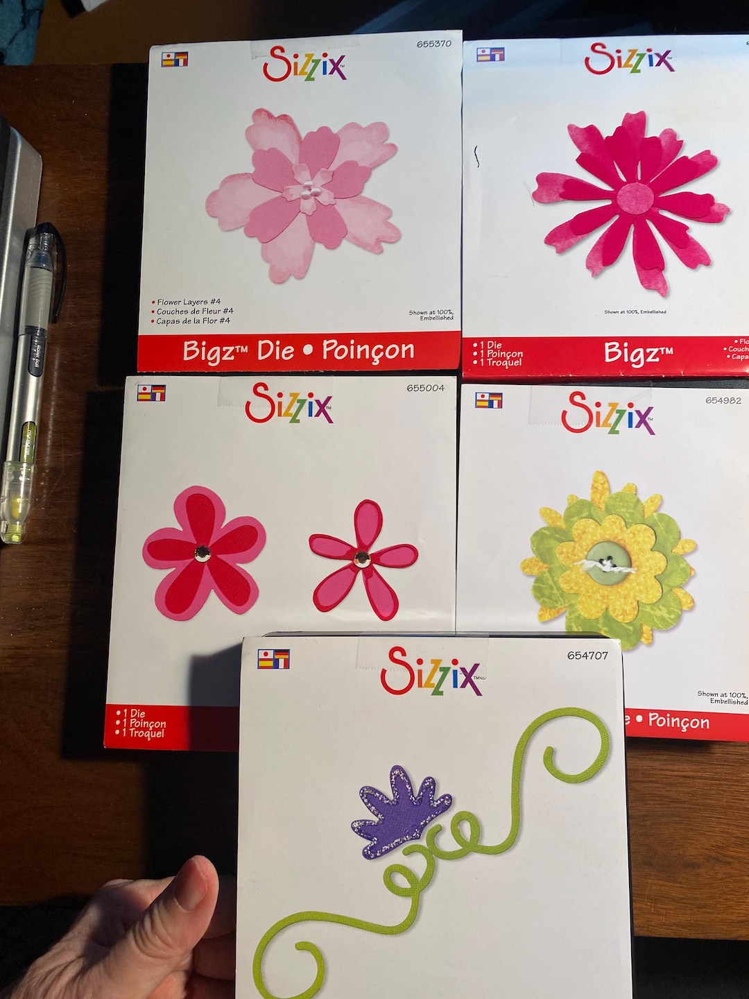 Flowers Build Layers - Pick Sizzix - for Roller Machine Provo
