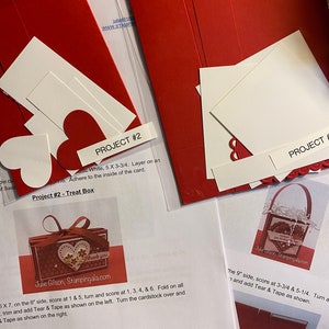Paper Crafting Projects  to Card Making Kit  DIY- Create a la Carte - Beautiful Friendship - Jan / Feb 2021 Lotion Holder , Treat Box Holder
