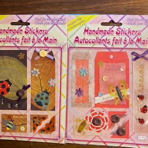 Embellecimiento de álbumes de recortes - Elija Lady Bugs Delight o Flower Power - Reserva de chatarra, elaboración de papel, álbum de fotos, diarios, etc. - Hecho a mano