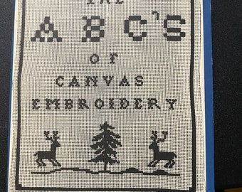 The ABC's of Canvas Embroidery - Needlepoint Guide to Stitches & Designs - Muriel L. Baker - 1975  Techniques / Patterns / Instruction