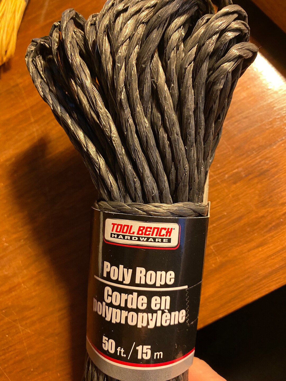 Tool Bench Hardware Poly Rope 50 Feet Dark Grey Etsy