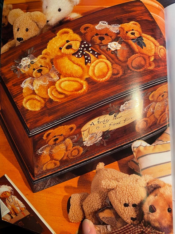Creative Handpainted Bears - Annette Stevenson - 1998 - Folk Art