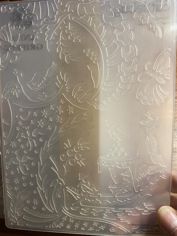 Anna Griffin Circuit Cuttlebug Embossing Folder Pick: Chinoiserie