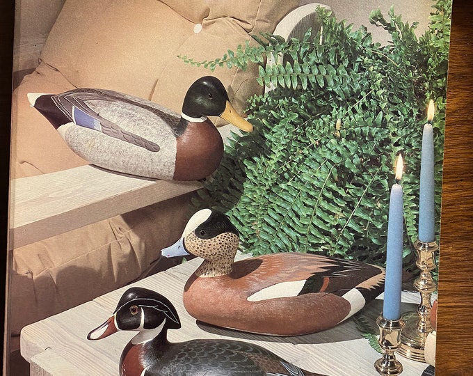 Wild Fowl duck Decoys Joel Barber C1980s Woodcarving Techniques