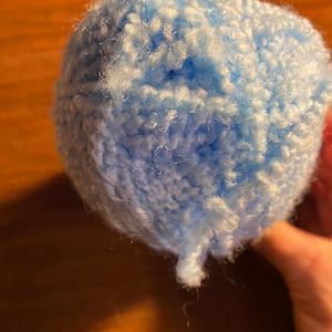 Phentex Can Can Yarn - Azul Nube - 92% Acrílico - 103 yds - 1.75 oz - Loopy / Bumpy