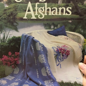 Cross Stitch  Afghans - Anis Duncan -  American School of Needlework - 1988-  Counted Thread Stitch - Quilts, Blankets