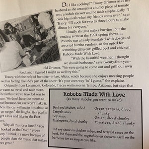 Puede incluir: Una receta para Kabobs Made With Love, con una lista de ingredientes que incluye carne de res, pollo, pimientos verdes, cebollas, tomates y champi&ntilde;ones. La receta tambi&eacute;n incluye instrucciones para asar los kabobs en una barbacoa.