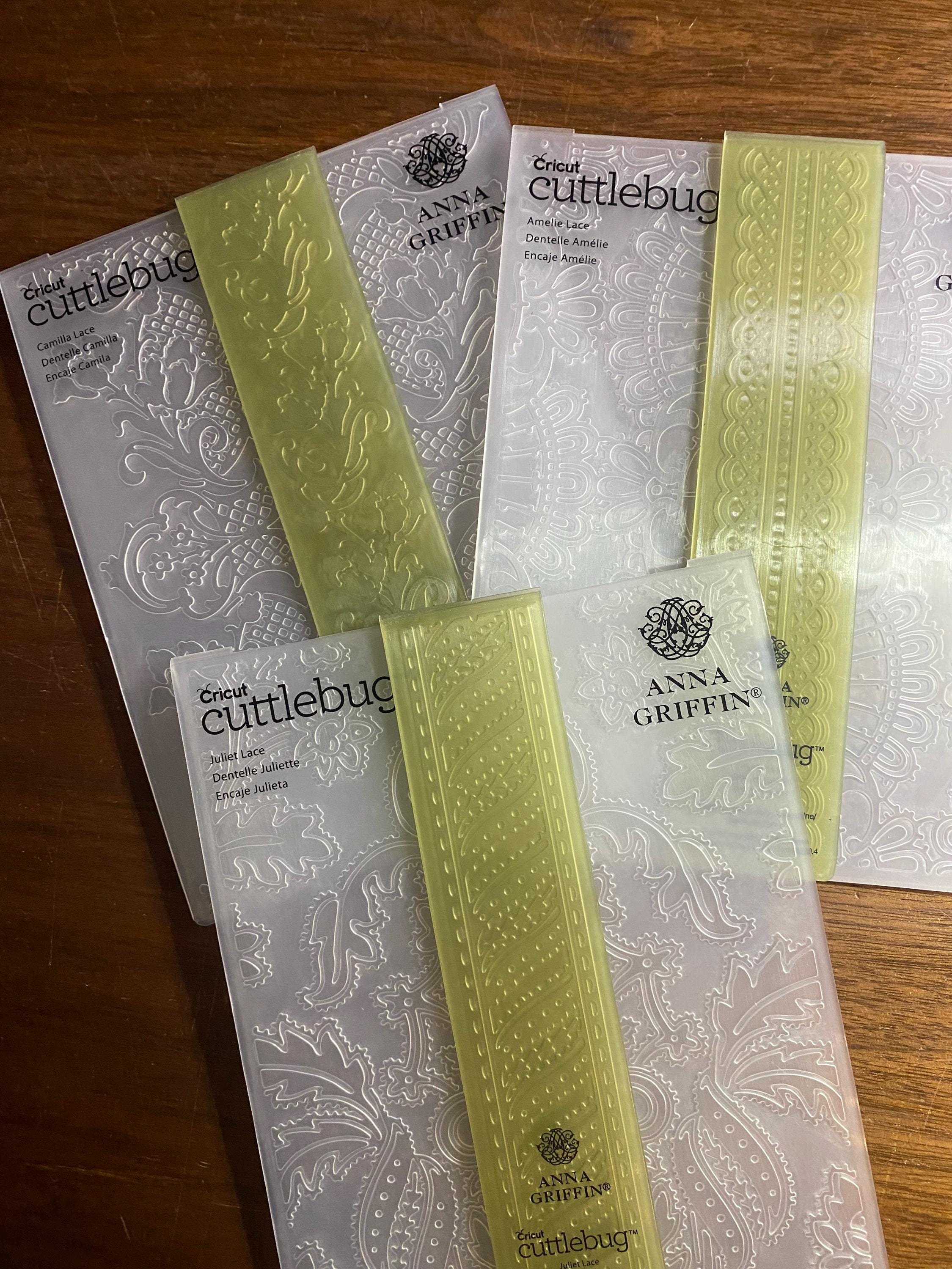 Anna Griffin Circuit Cuttlebug Embossing Folder Lace Pick: Amelie