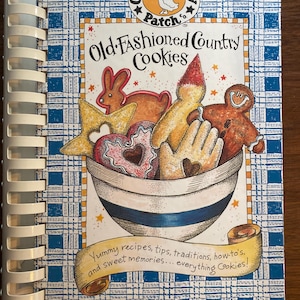 Gooseberry Patch: Old Fashioned Country Cookies Cookbook Recipes - 1998 Spiral Bound - Cookies, Open House Buffet, Feasts, Christmas Morning