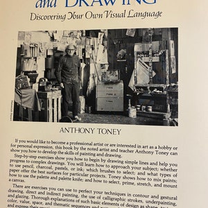 Painting and drawing Discovering Your own Visual Language Anthony Toney 1978 Art Techniques guide Instruction Lessons image 2