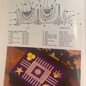 Parma Shapes Guide to Embroidery - Joan Fisher - 1973 - Stitches and Designs for ...