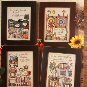 Timeless Seasons Sampler - Linda Coleman - Jeremiah Junction 211 - Counted Thread Cross Stitch Patterns   - 1995