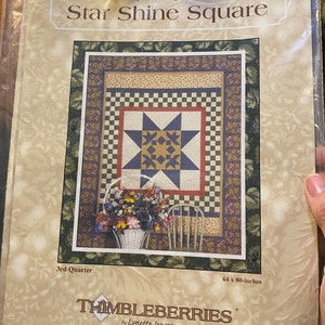 House & Garden Star Shine Square - Lynette Jensen - Thimbleberries - Quilting - 2006 - Pattern / Templates / Designs - LJ 92359