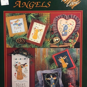 Woodland Angels - Counted Thread Cross Stitch Pattern - Angels to decorate for Holiday stitching - Diane Arthurs - Need&#39;l Love Book 45