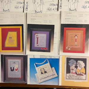Hören Honey Life's A Stitch - Humorvolle Sprüche - Fadenkreuzstichtabelle - Ruth Maloney - Twisted Threads - Wählen Sie Cartoon 1990er Jahre