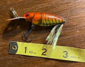 Vintage Bagley Small Fry Fishing Lure / Antique Fishing Lure