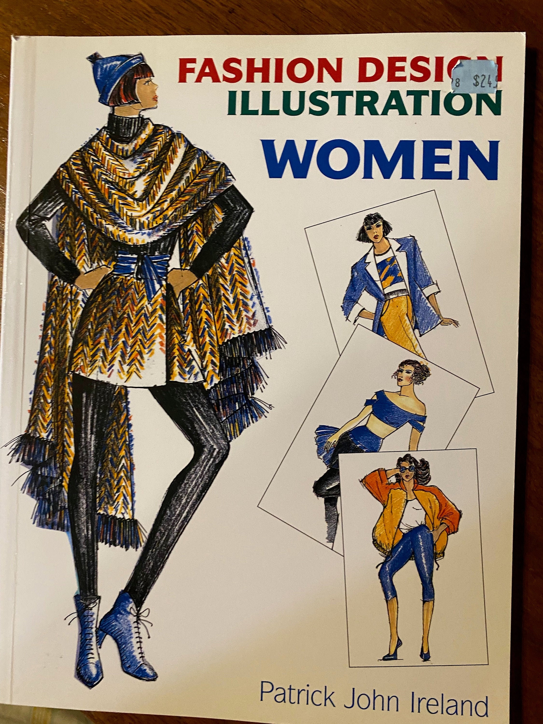 Fashion Design Illustration Women Patrick John Ireland 1996 Body Anatomy  Structure Contours Clothing Sketching Draping 