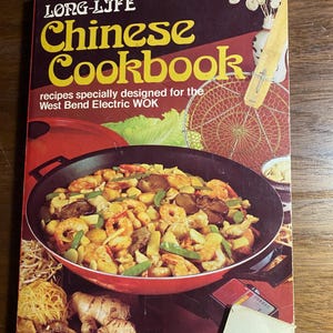 Madame Wong&#39;s Long Life Chinese CookBook: 1978 - S T Ting Wong / Sylvia Schulman - Traditional recipes Asia - Seafood Vegetables, Sweets etc