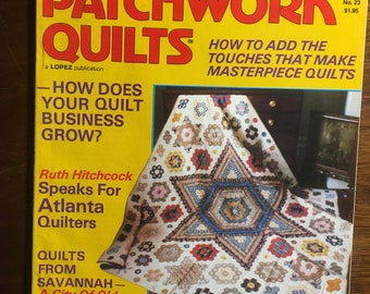 Lady"s Circle Patchwork Quilts Magazine 1981 No 23 - Quilting Pieced Block Patterns, Piecing Technique Pattern Templates Designs + More