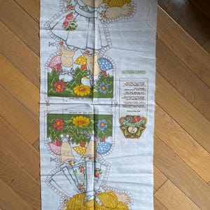 Panel de tela para muñeca Cabbage Patch Kids, listo para coser y crear una divertida muñeca de tela suave - 1983 - Appalachian Artworks - Cabello rubio