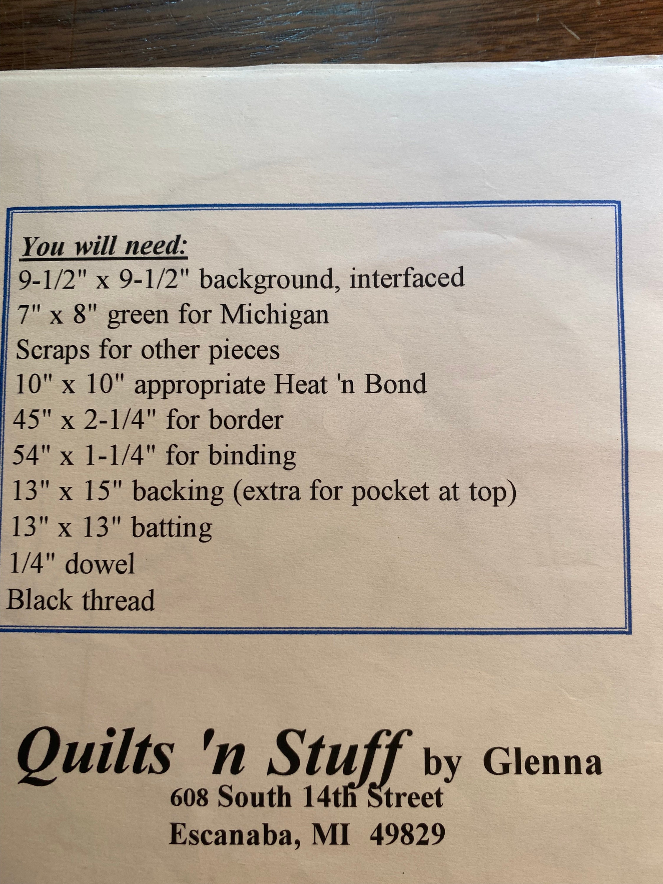 Michigan State Quilt Pattern Michigan State Map Quilt Pattern - Glenna - Applique and Pieced Wall ...