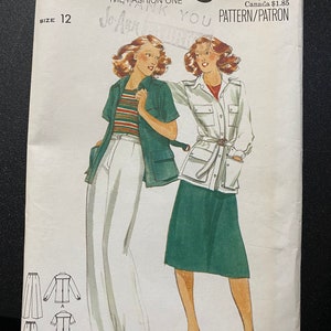 Misses Cargo Jacket, Broek en Rok Butterick 5272 - Adult Maat 12 -