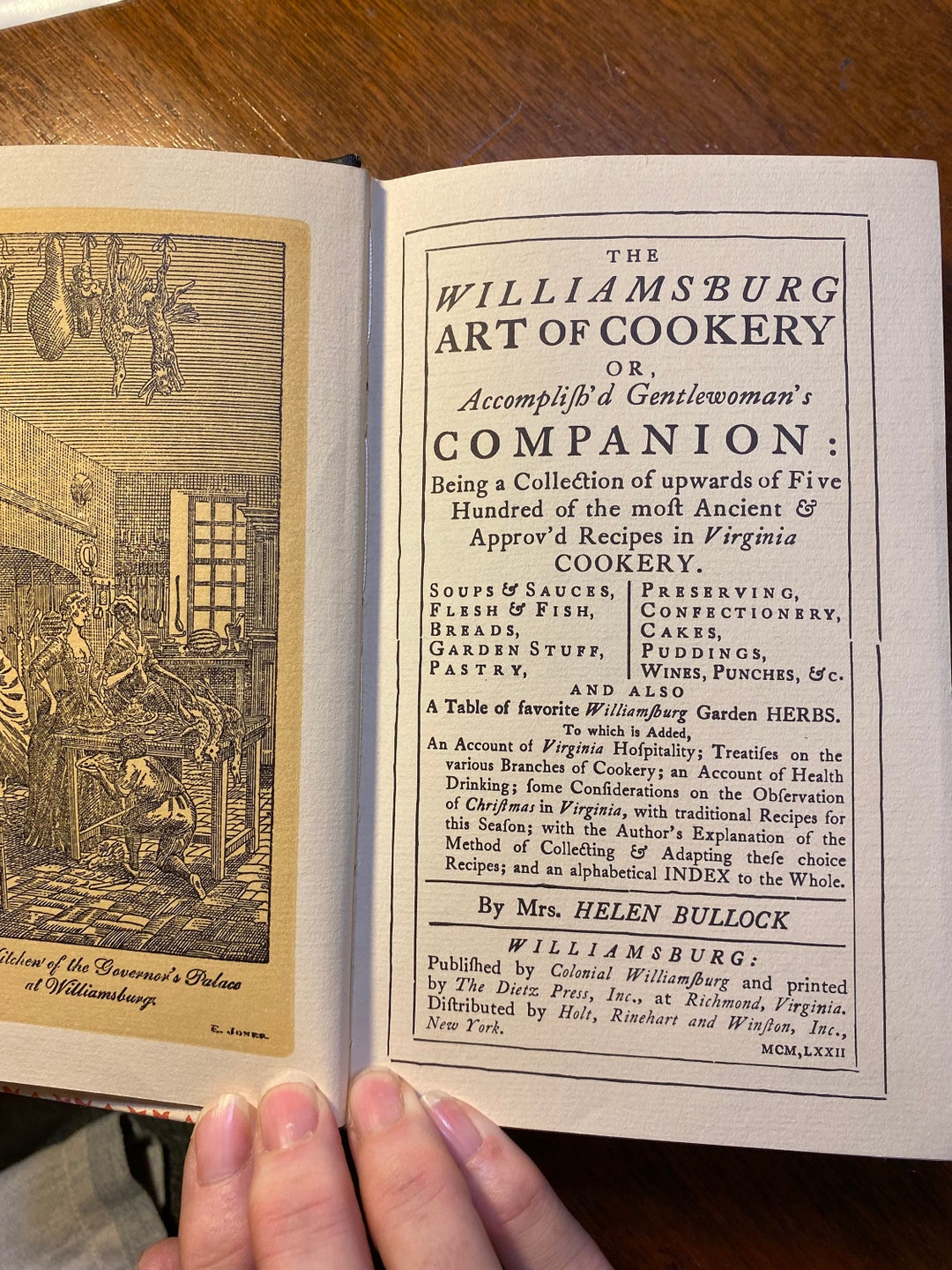 Williamsburg Art of Cookery - Cookbook 