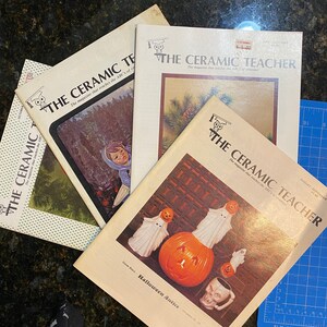 Ceramic Teacher Magazine - 1970s 1980s  - Introduction Techniques Projects  How - To Instructions,  firing: Choose Single Issue