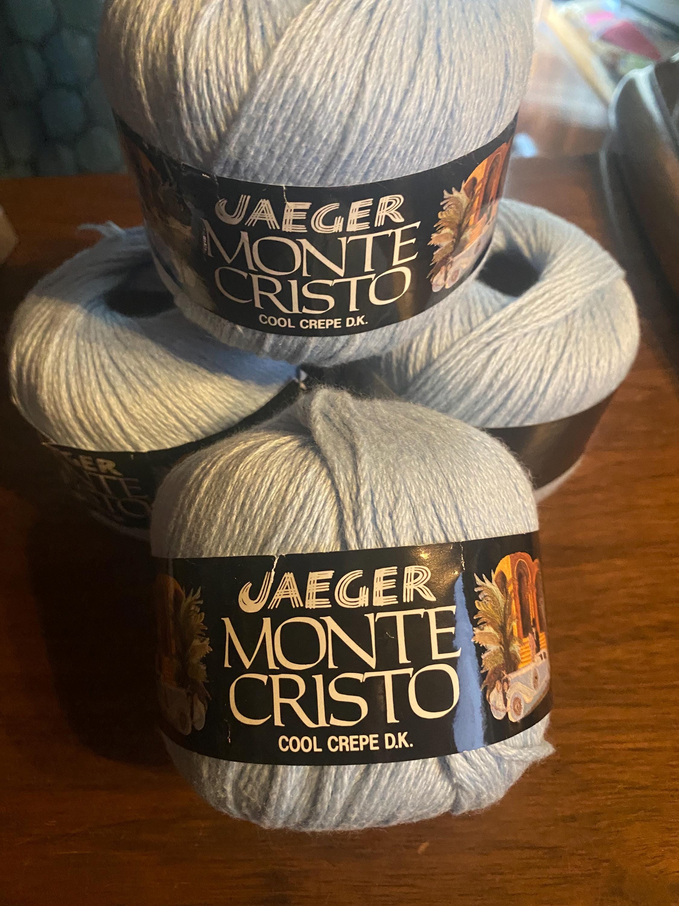 Baby Pale Blue Cool Crepe D.K. - Jaeger Monte Cristo Yarn - 50 G
