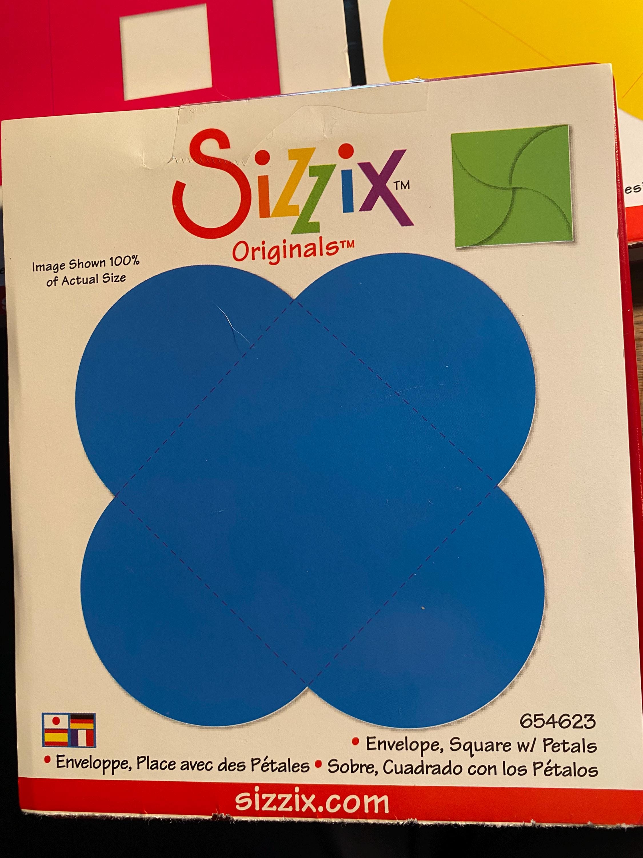 Folding Pick: Tags Card Envelope Sizzix for Roller Machine Provo