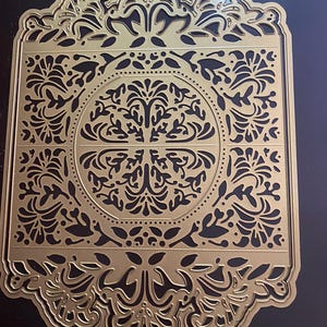 Pop Out Card Lily Flower Die Metal Dies papier knutselen, prenten maken, kaarten maken - Anna Griffin -