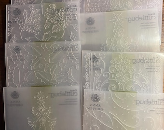 Anna Griffin Circuit Cuttlebug Embossing Folder Christmas Pick