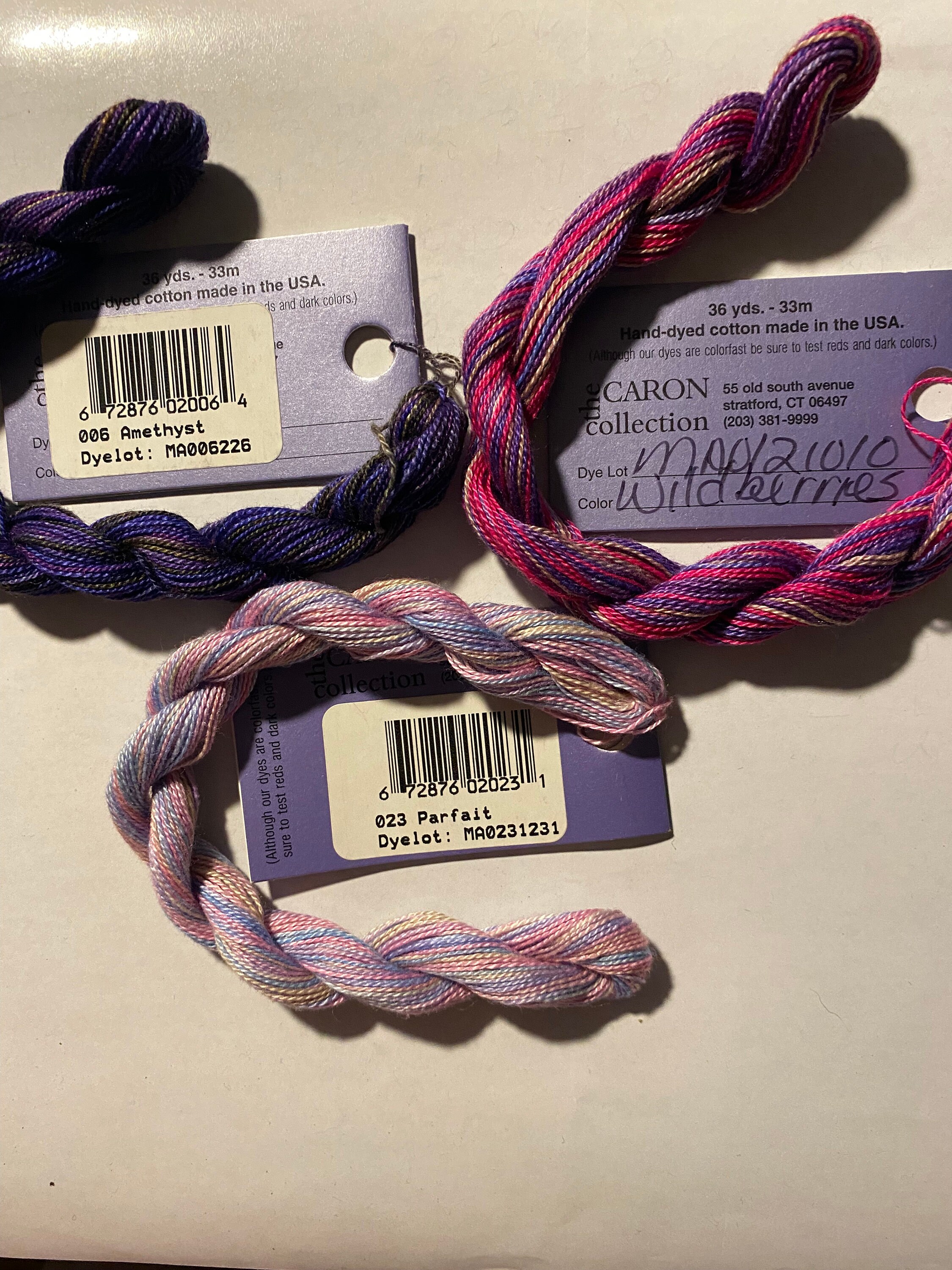 Tonal Thread Wildflowers Hand-dyed Cotton Specialty Embroidery Thread Floss ...