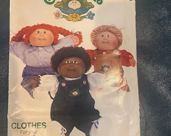 Cabbage Patch Kids Size Vestiti per bambole / Abiti Butterick 6508 - Tuta - Pantaloni, camicia, maglione ecc. per bambola da 16" - non tagliato