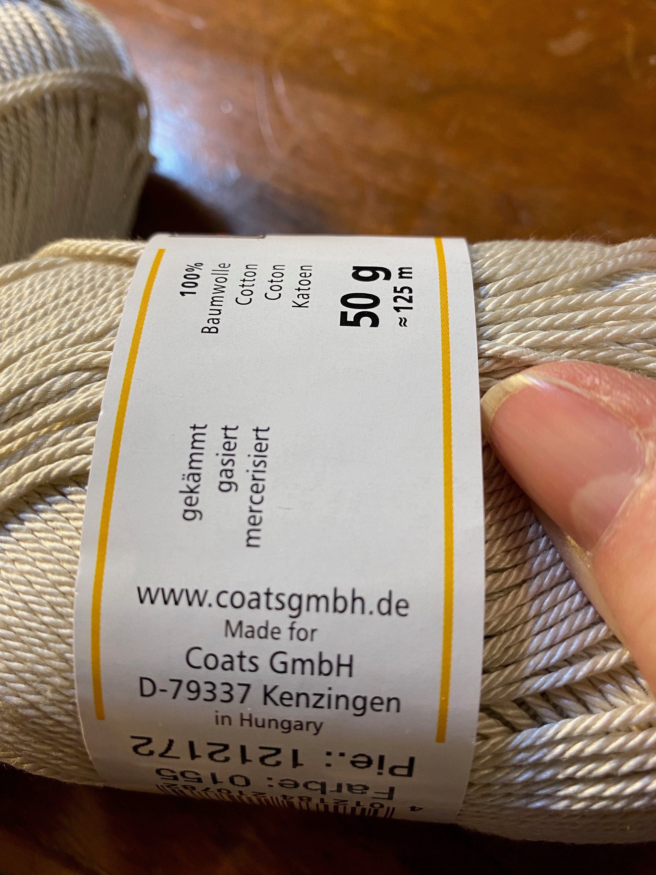 Catania Schachenmayr Nomotta Yarn 100% Cotton Knit and Crochet