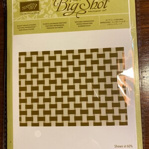 Stampin UP Choose a Textured Impressions Embossing Folder - 4.25" X 5.5 ...